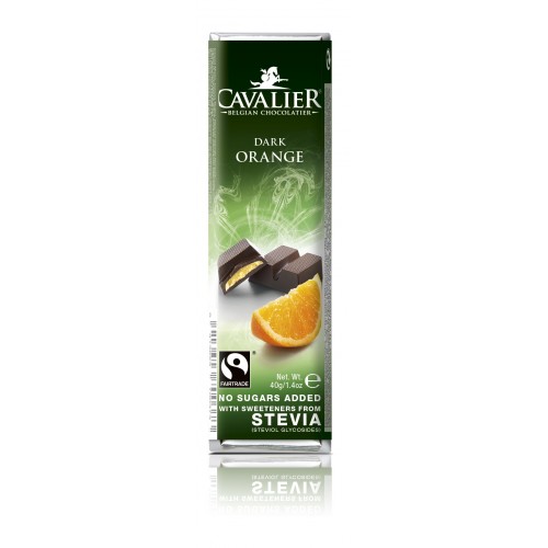 Cavalier Chocolate Amargo Relleno de Crema de Naranja 40gr