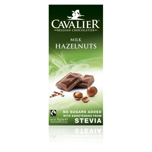 Cavalier Milk Chocolate with Hazelnuts 85g