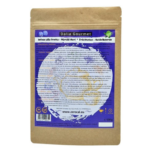 Dalia Gourmet Infuso alla Frutta Mirtilli Neri 150 g Dalia Gourmet Infuso alla Frutta Mirtilli Neri 150 g